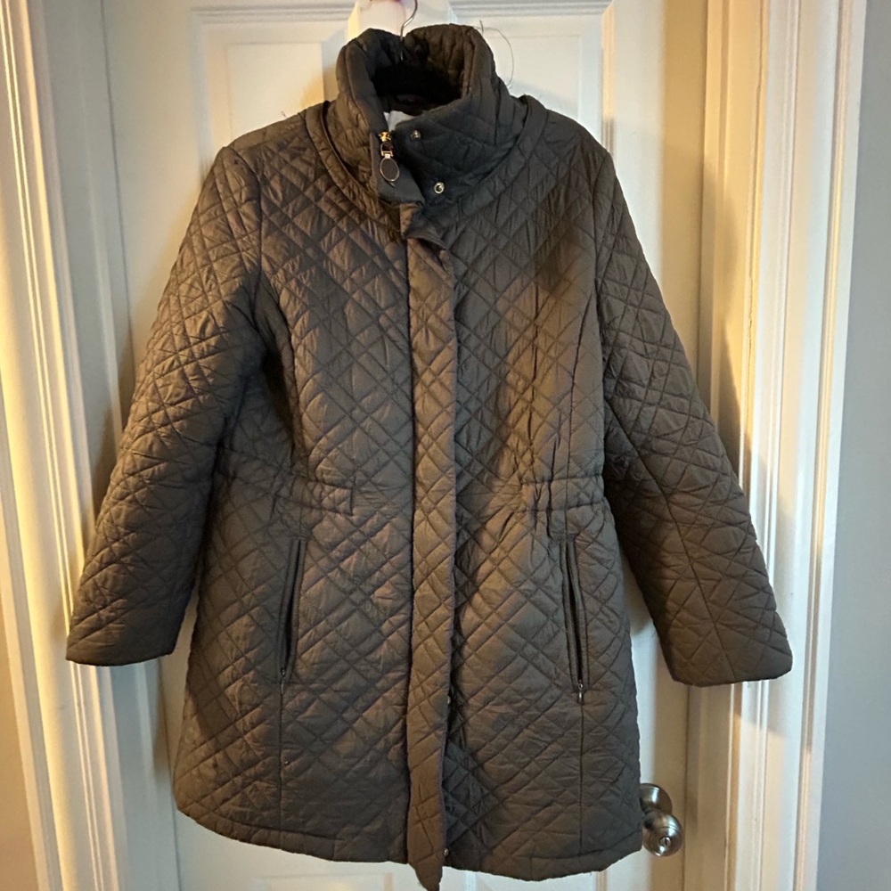 Tahari Quilted Winter Coat